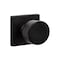 Sure-Loc Hardware Sure-Loc Hardware Bergen Square Passage Knobset, Flat Black BG101-SQ FBL - alternate 1
